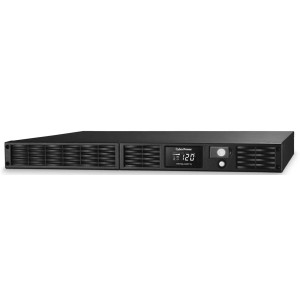 CyberPower PR750LCDRT1U Rack/Tower UPS, UL Rated, Multifunction LCD panel, 7× NEMA 5-15R
